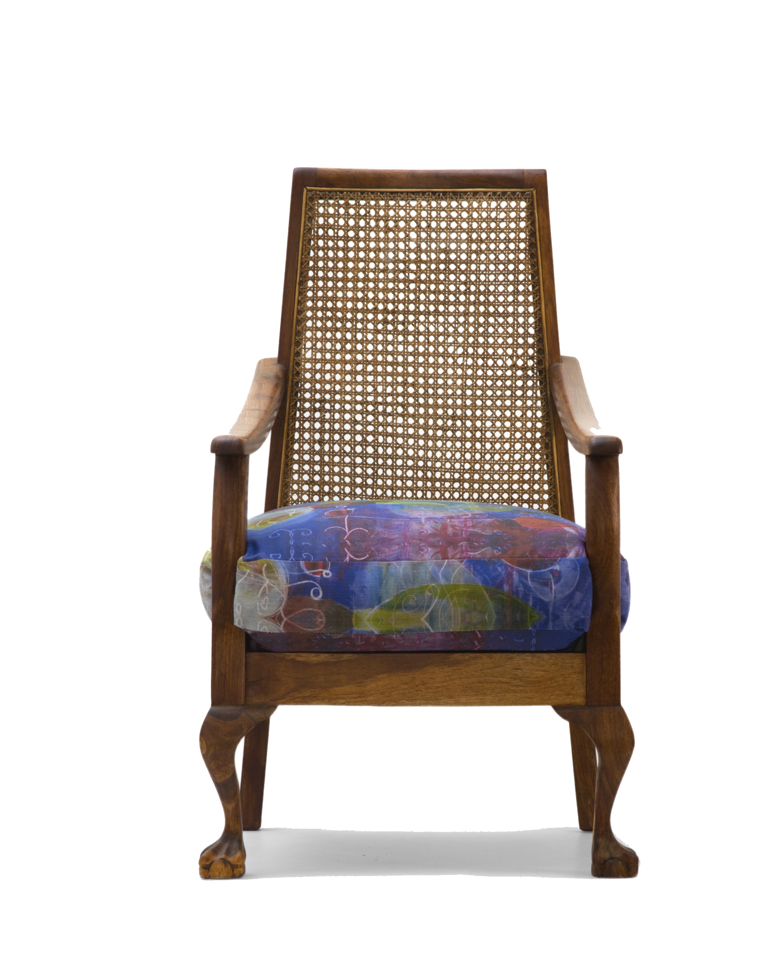 Abstract Rattan Chair